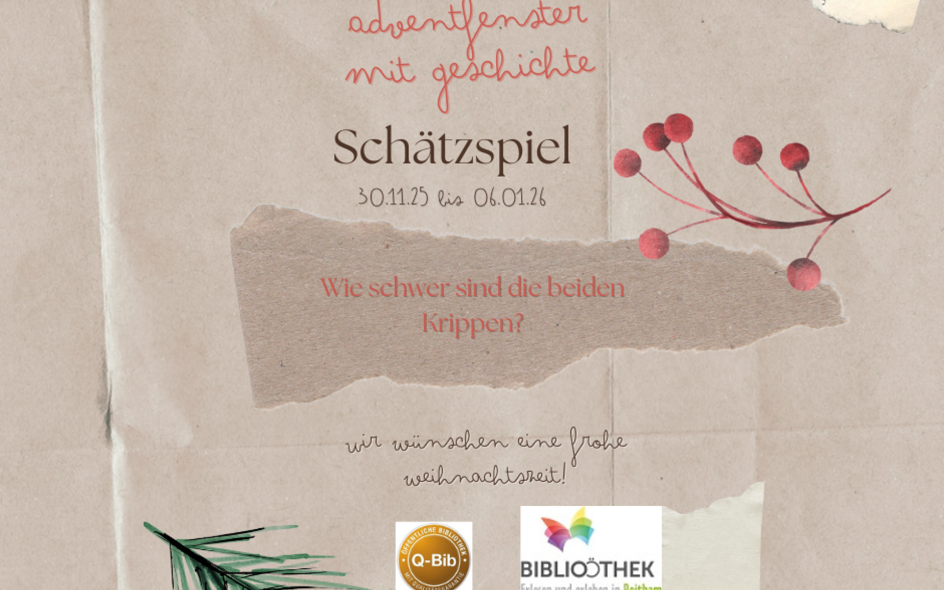 Einladung Schätzspiel Plakat