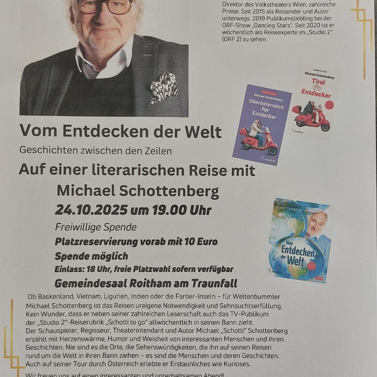 Lesung Michael Schottenberg
