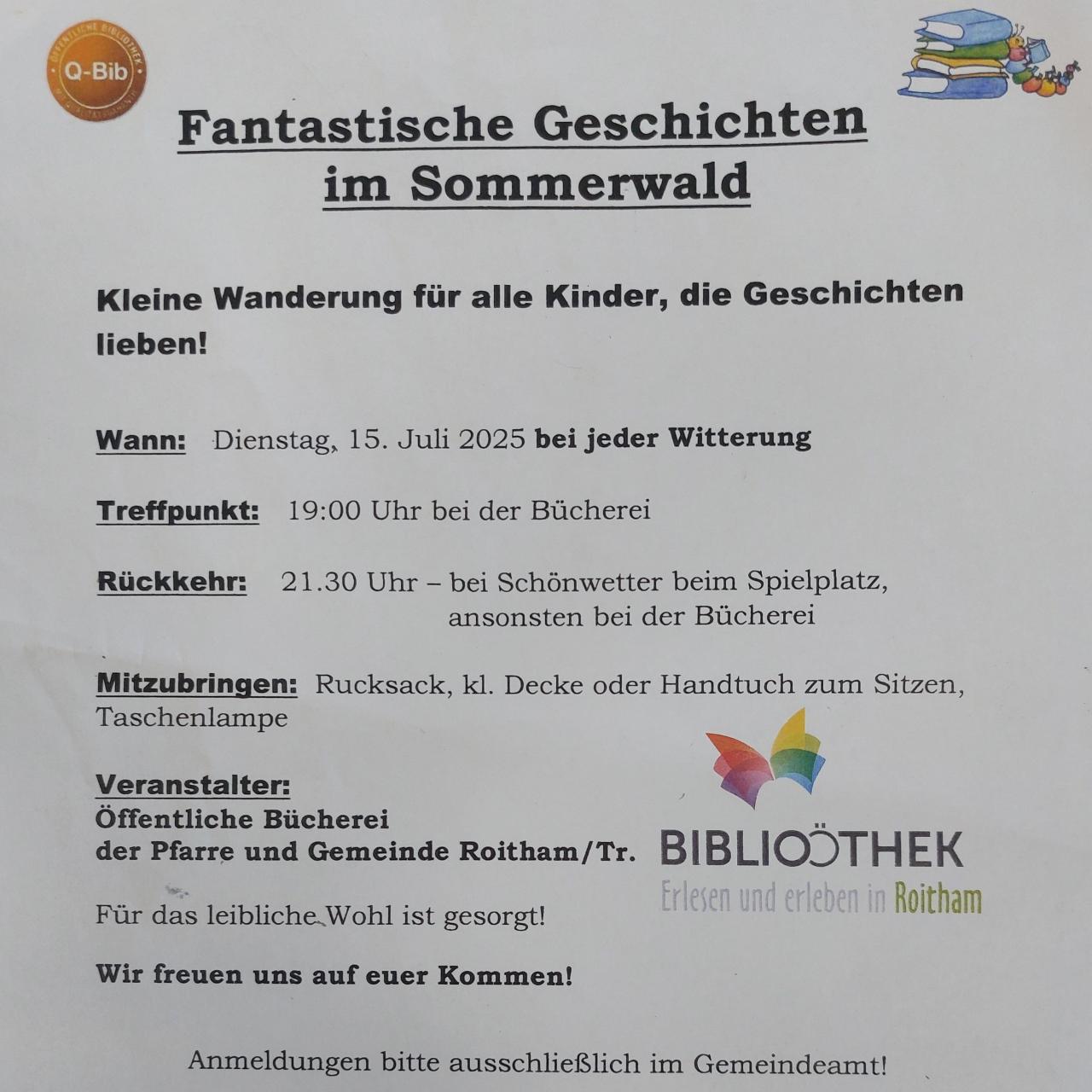 Fantastische Geschichten im Sommerwald