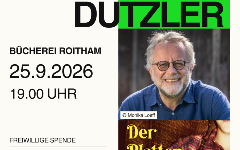 Plakat Lesung Dutzler