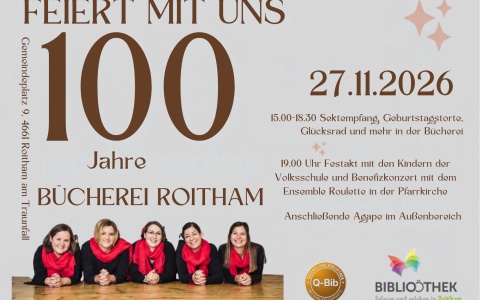 Plakat Einladung 100-Jahr-Feier